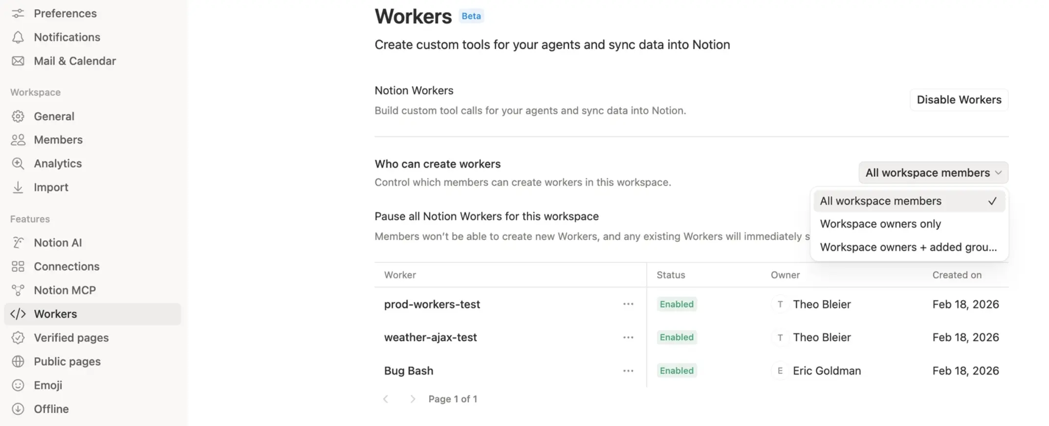 Who can use Workers
